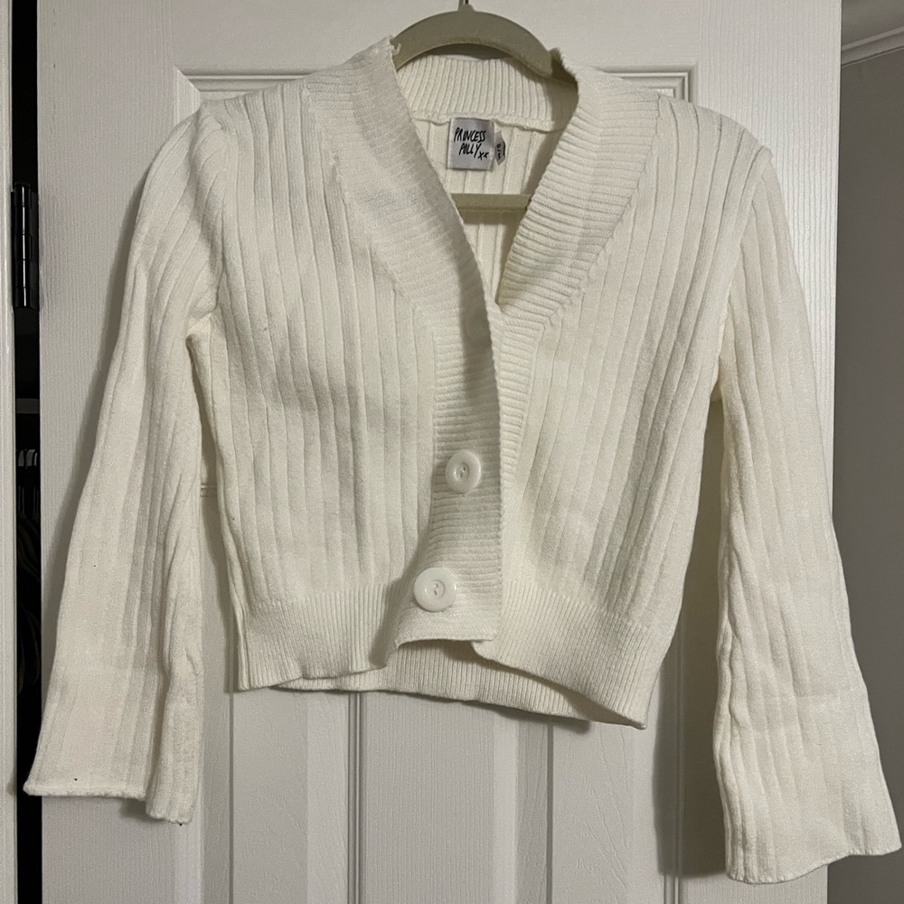 Barely worn white princess polly sweater.
